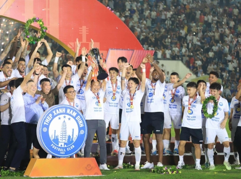 Thép Xanh Nam Định nhận giải thưởng danh giá nhất V.League