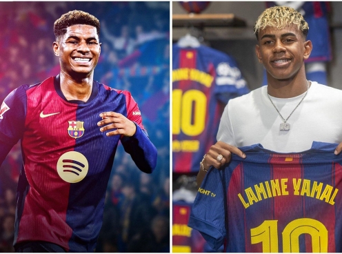 Vừa đến Barca, Rashford đã nhận 'quà' từ Yamal