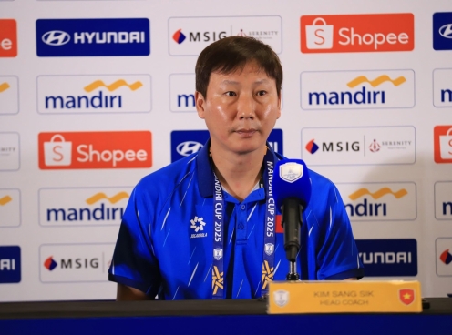 Trực tiếp: HLV Kim Sang Sik của U23 Việt Nam nói gì trước trận chung kết U23 Đông Nam Á?