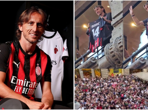 Modric tạo cơn sốt ngày ra mắt AC Milan