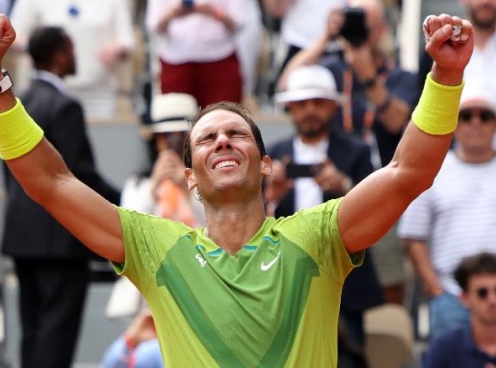 Rafael Nadal thiết lập kỷ lục mới sau khi đăng quang Roland Garros 2022