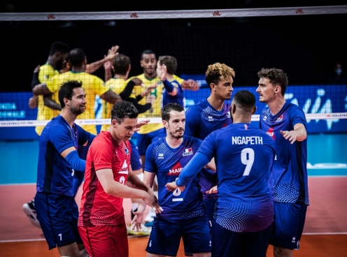 Không cần ra sân thi đấu, tuyển nam Pháp vẫn có thêm chiến thắng tại VNL 2022