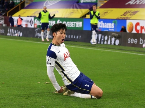 Son Heung-min ghi bàn ấn tượng giúp Tottenham đánh bại Burnley
