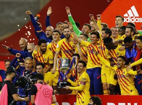 VIDEO: Giây phút Barca và Messi trở thành 'nhà vua' của Tây Ban Nha