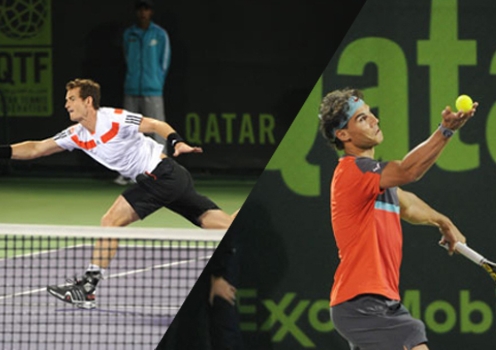 Qatar Open: Nadal, Murray thẳng tiến vào vòng 2