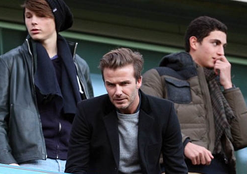 David Beckham chán nản nhìn MU thua Chelsea