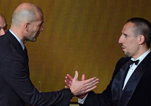 Zidane vẫn muốn Ribery nhận giải thưởng