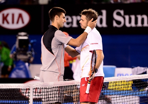 Video tennis: Djokovic - Wawrinka (Tứ kết Australian Open 2014)