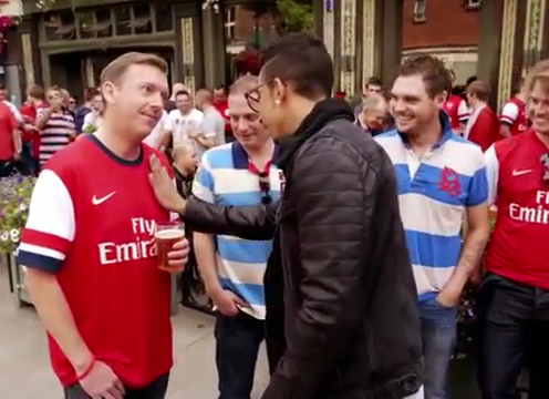 Video hài hước: Ảo thuật gia chơi xỏ fan Arsenal