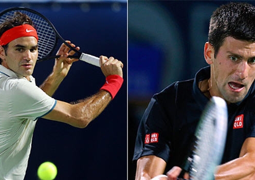 Video tennis: Roger Federer vs Novak Djokovic (Bán kết Dubai Tennis Championships)