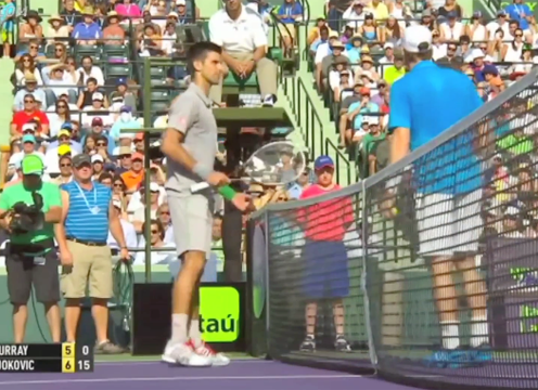 Video tennis: Pha bóng đầy tranh cãi giữa Djokovic và Murray