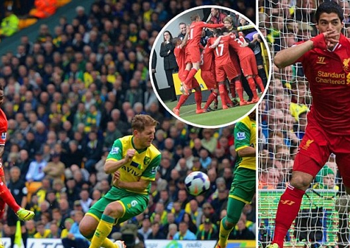 Norwich 2-3 Liverpool: Sterling đưa The Kop tiến gần hơn đến ngôi vô địch