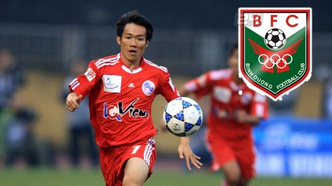 B.Bình Dương thể hiện tham vọng vô địch V-League 'bằng' Tấn Tài