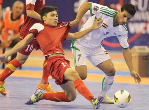 VCK futsal châu Á 2014: Tuyển futsal Việt Nam thua Iraq 1-2
