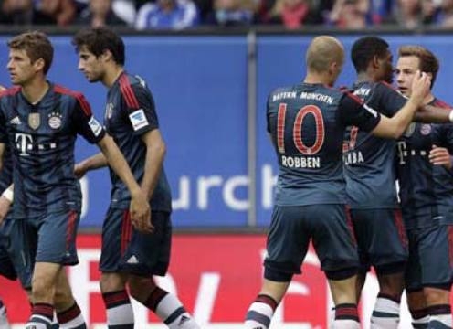 Video bàn thắng: Hamburger 1-4 Bayern (VĐQG Đức 2013/14)