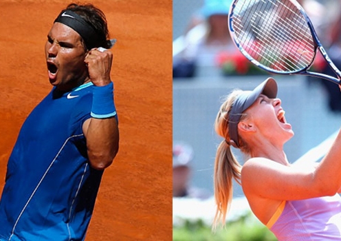 Madrid Master: Nadal và Sharapova tốc hành vào chung kết