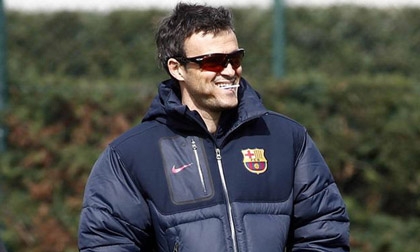 Tân HLV Luis Enrique nắn gân các cầu thủ Barcelona