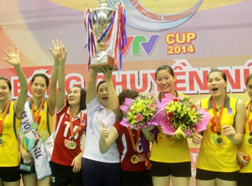 VTV Cup 2014: Mưa tiền thưởng dành cho tuyển bóng chuyền nữ Việt Nam