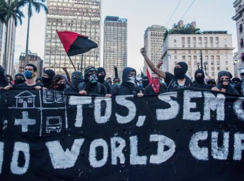 Video World Cup 2014: Tình trạng bạo lực phản đối World Cup tại Brazil
