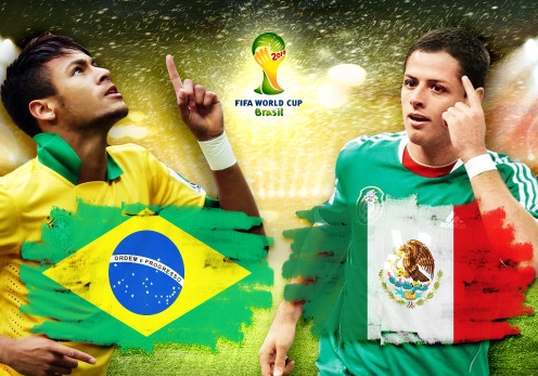 Dự đoán kết quả tỷ số trận đấu Brazil vs Mexico World Cup 2014