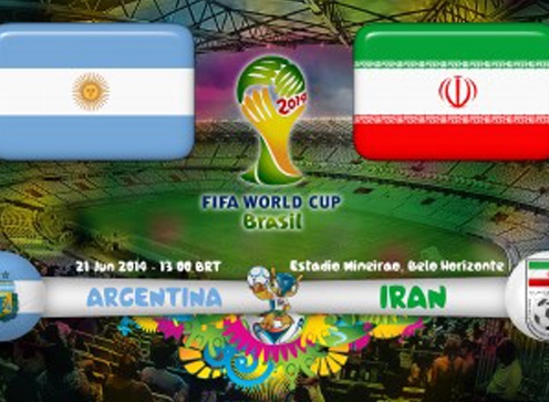 Link sopcast Argentina vs Iran trực tiếp 23h00 ngày 21/6