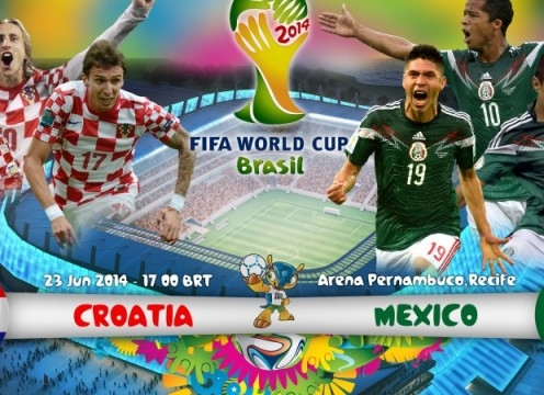 Link sopcast xem trực tiếp Croatia vs Mexico World Cup 2014