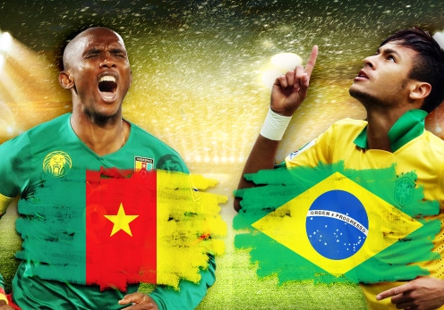 Link sopcast xem trực tiếp Cameroon vs Brazil World Cup 2014