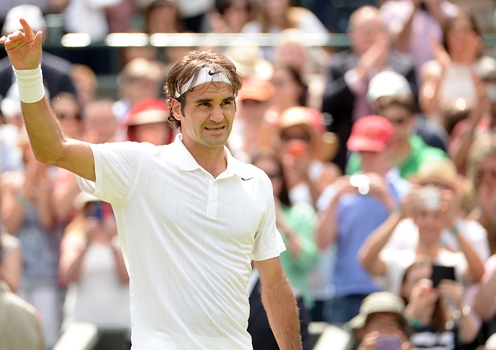 Wimbledon 2014: Thắng dễ, Federer đối đầu Wawrinka tại tứ kết