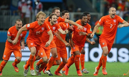 Hà Lan bị đánh giá thấp nhất trong 4 đội có mặt ở bán kết