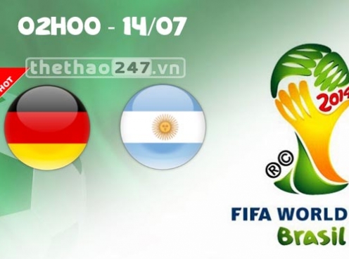 Video bàn thắng Đức 1-0 Argentina Chung kết World Cup 2014