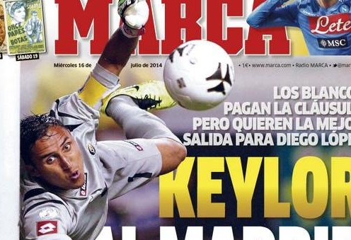 Real Madrid chiêu mộ thành công Keylor Navas