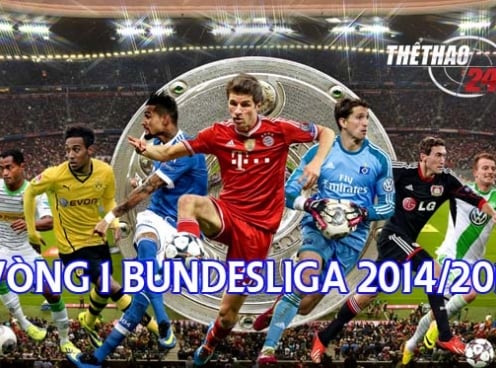 Lịch thi đấu, Tỉ lệ kèo vòng 1 Bundesliga 2014/2015