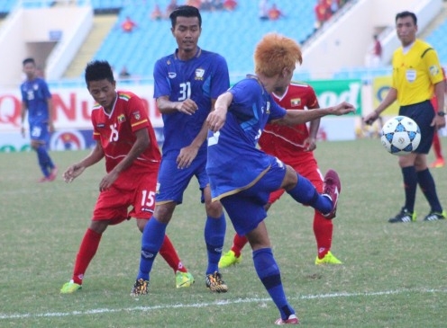 Video clip bàn thắng: U19 Thái Lan 1-0 U19 Myanmar (Tranh hạng 3 U19 Đông nam Á 2014)