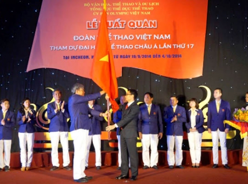 Đoàn Thể thao Việt Nam lên đường dự Asiad 17
