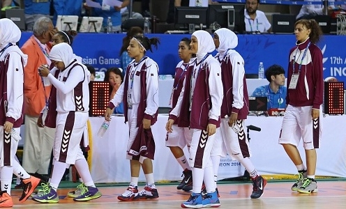 ASIAD 17: ĐT bóng rổ nữ Qatar bỏ thi đấu vì quy định thiếu công bằng