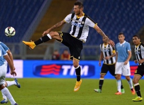 Video clip bàn thắng: Lazio 0-1 Udinese (Vòng 4- VĐQG Italia 2014/15)