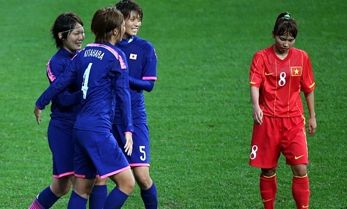 ĐT nữ Việt Nam 0-3 ĐT nữ Nhật Bản: Không có bất ngờ