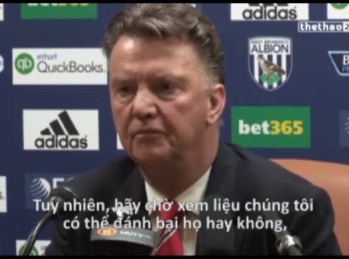 VIDEO: HLV Van Gaal quả quyết sẽ chơi tấn công trước Chelsea và Man City.