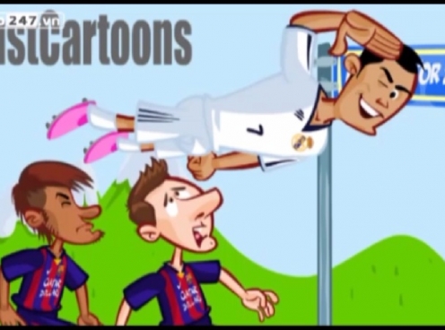 VIDEO: Neymar, Messi đi bộ, CR7 bay như tên lửa trong cuộc đua giành QBV