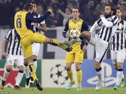 Video clip bàn thắng: Juventus vs Atletico Madrid- Bất phân thắng bại