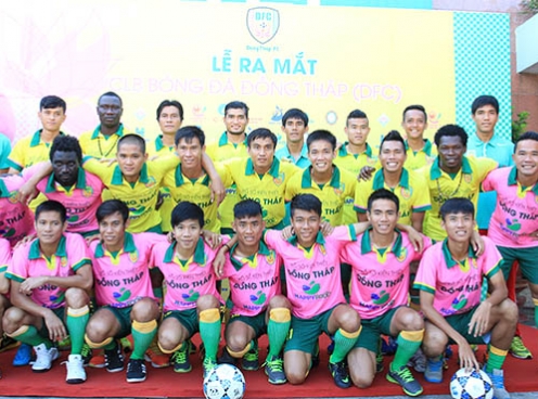 Tân binh Đồng Tháp ra mắt và đặt mục tiêu tại V-League 2015