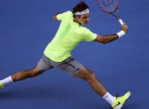 VIDEO tennis: Federer khiến đối thủ 'chôn chân' nhìn bóng rơi