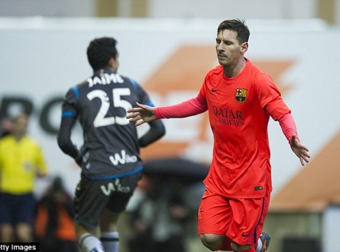 Messi lần đầu vượt C.Ronaldo ở mùa này