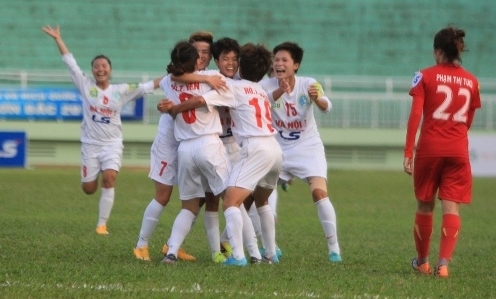 Hà Nội I vô địch lượt đi giải bóng đá nữ VĐQG 2015