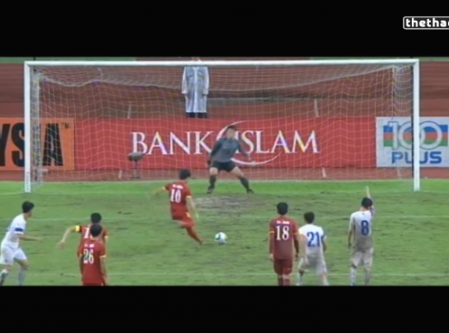 VIDEO: Công Phượng lập cú đúp nâng tỷ số lên 6-0 cho U23 Việt Nam
