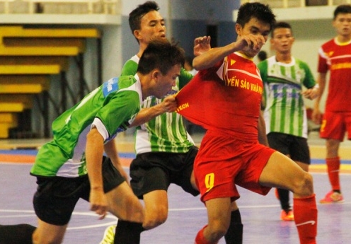 Giải Futsal VĐQG 2015: Sanna Khánh Hòa đánh bại Hoàng Thư Đà Nẵng