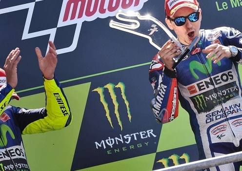 BXH đua xe MotoGP- chặng 5: Rossi và Lorenzo độc chiếm ngôi đầu