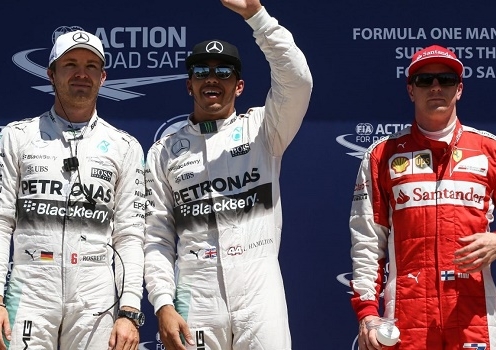 Kết quả phân hạng F1 chặng 7- Canadian Grand Prix 2015