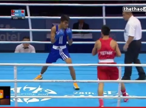 Video SEA Games 28: Bán kết Boxing nam hạng cân 60kg - Nguyễn Văn Hải