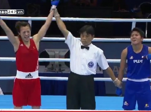 Video SEA Games 28: Nguyễn Thị Yến mang về tấm HCV Boxing hạng cân 51kg